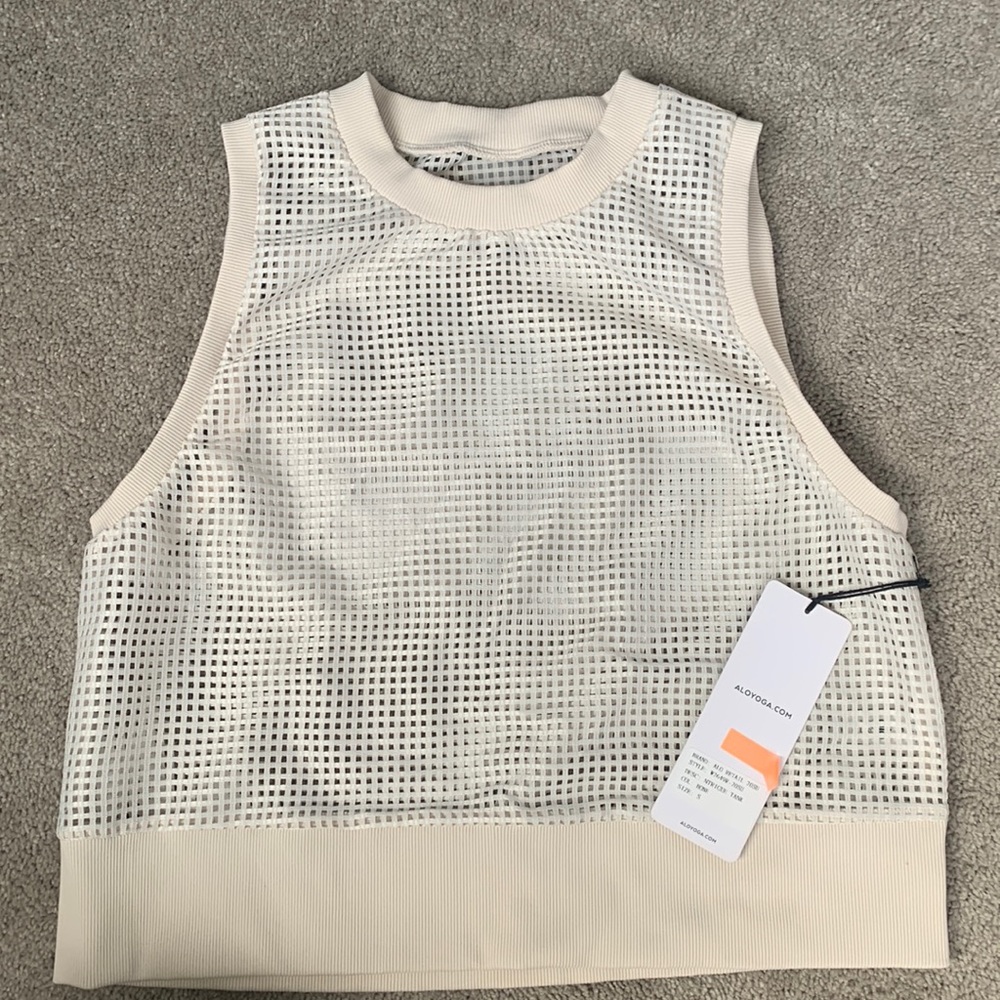 Alo Yoga Ntrigue mesh tank